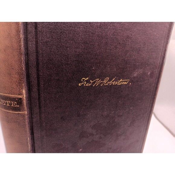 New Edition - Sermons Preached at Brighton by Rev. Frederick W. Robertson (HC) - Picture 3 of 16